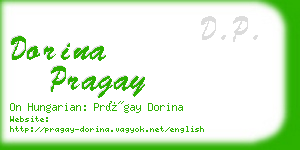 dorina pragay business card